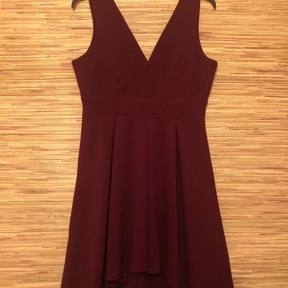 Haute Monde Red High - Low Dress
